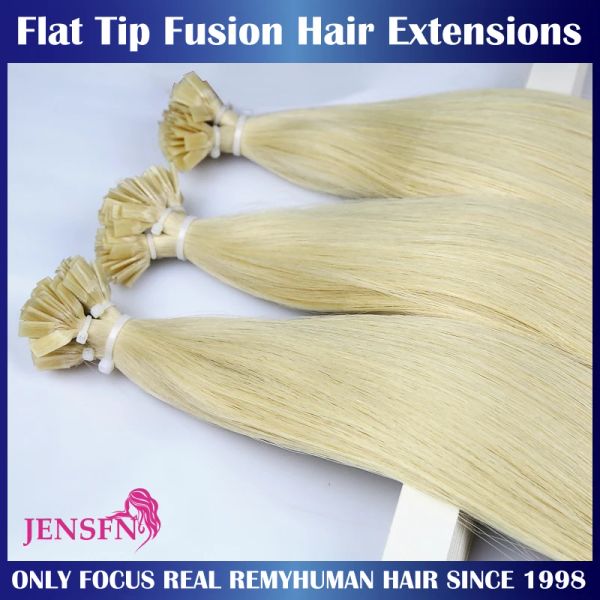 Extensions Jensfn Straight Fusion Flat Tiet Fusion Human Heuv Hair Extensions 16 