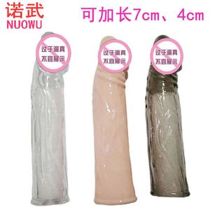 Extensions Lended Crystal Case Mannelijke Wolf Tand Set 7cm4cm lange verdikte penis volwassen seksbenodigdheden J8IP