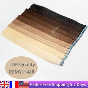 Extensions MRSHAIR expédition rapide cuticule Remy bande dans les Extensions de cheveux humains trame de peau Extension de cheveux pour Salon de haute qualité doux 10 pièces/paquet