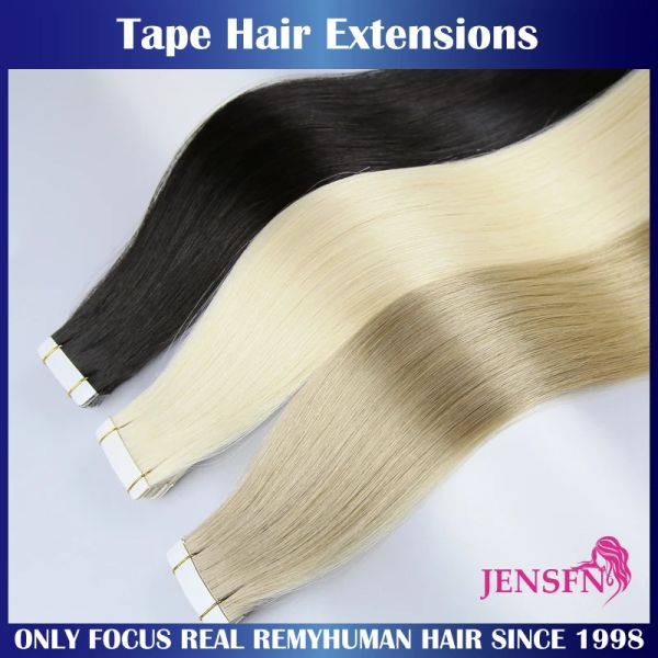 Extensiones Cinta en extensiones 100% Real Human Remy Remy Natural 16 