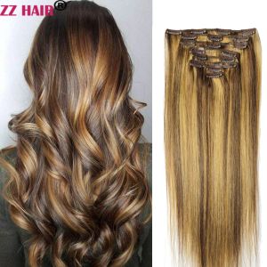 Extensions Zzhair 100% Human Remy Hair Extensions 16 