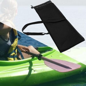 Externe frame pakketten Duurzame tas met verstelbare schouderband Boot Paddle Split as Pouch Holder Drawtring Mesh Case 230427