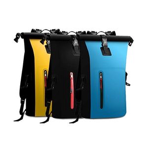 Paquetes de marco externos deportes al aire libre PVC impermeable bolsa de rafting mochila de hombro multifuncional 25L 230427