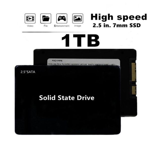 Discos duros externos 1TB 512GB disco de disco SATA3 25 pulgadas SSD TLC 500mbs estado sólido interno para computadora portátil y escritorio de escritorio5679398