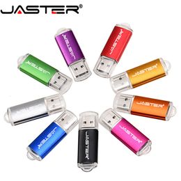 Discos duros externos JASTER mini Pen drive Unidad flash USB 4 gb 8 gb 16 gb 32 gb 64 gb 128 gb pendrive metal usb 2.0 unidad flash tarjeta de memoria Memoria USB 230923