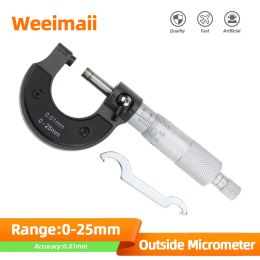 Micromètre externe Définir le micromètre extérieur micro-mètres micromètres mécaniques de mesure des outils de micrométriques pour la mesure