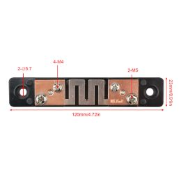 SHUNT EXTERNE JF-1 10-50A 75MV COURT DE COURT RÉSISTOR DE SHUNT POUR LE VOLTMETER DIGITAL AMMETER WATTMETER METTRE NOUVEAU TYPE DE SHUNT