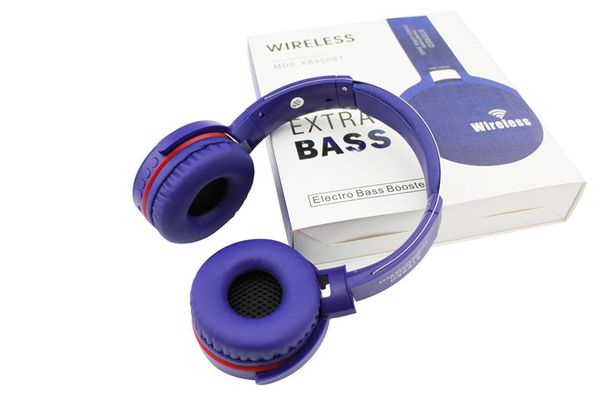 Extra Bass Sans Fil Bluetooth Casque Écouteur avec MIC Électronique MDR-XB950BT Rotary Casque Assistance Lecture MP3 FICHIERS Carte TF Qualité Supérieure