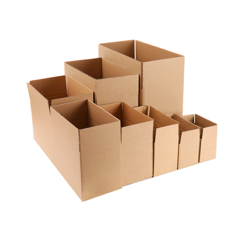 Сверхтвердые утолщенные коробки для электронной коммерции. Экспресс-упаковка и доставка. Переездные бумажные коробки. Упаковочные коробки. Большие почтовые бумажные коробки из гофрированного картона.