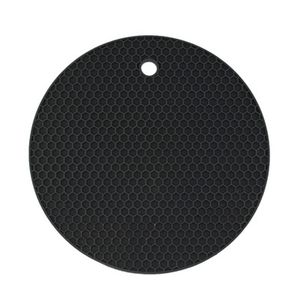 Tapis en silicone extra épais pour tasses Isolation antidérapante résistante à la chaleur Coussinets chauds en caoutchouc en nid d'abeille pour comptoir