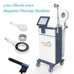 Thérapie de transduction magnétique extracorporelle EMTT PEMF Physio Magneto Device combiner Shockwave et Nir Physiotherapy 6 Bar