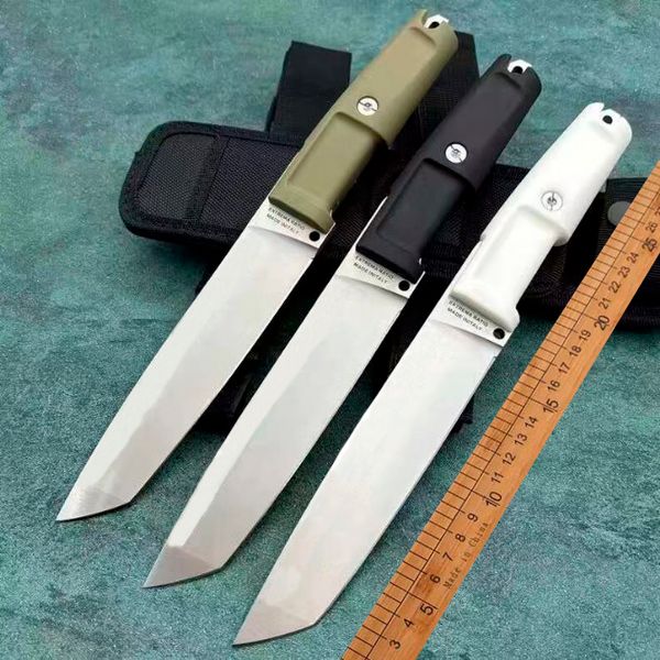 Cuchillo de hoja fija Extrema-Ratio T4000S, hoja de acero N690, mangos Kraton, herramienta para acampar al aire libre, cuchillos tácticos de combate y autodefensa