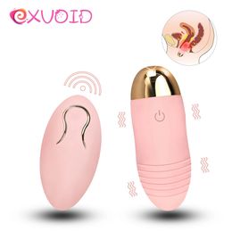 EXVOID GSpot Massager Vibrators voor Vrouw Volwassen Producten Afstandsbediening 10 Frequentie Ei Vibrator seksspeeltjes Vrouwen Siliconen 240130