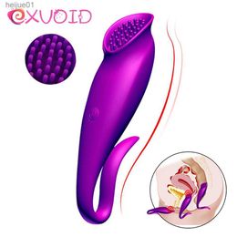 EXVOID Tepel Sucker Vibrator Borstel Clitoris Stimulator G-spot Vagina Massager Speeltjes voor Vrouwen Vrouwelijke Masturbator Poesje P