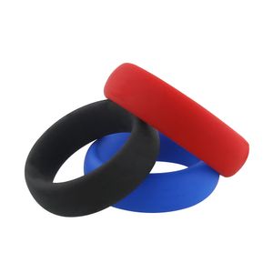 EXVOID Scrotum Bind 3 uds anillo para pene grande de silicona negro retrasar la eyaculación tienda sexy juguetes elásticos para pene para hombres erección