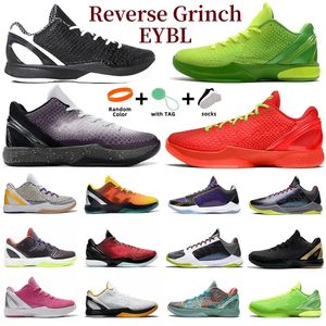 EYBL Mens 6 5 Proto basketbalschoenen sneaker Mambacita Reverse Grinch Del Sol 6s Big Stage Alternate Bruce Lee Chaos Dark Night Prelude 5s Trainer Sports