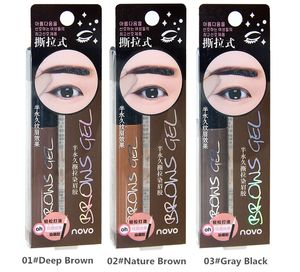 Eye Brow Tattoo Tint Waterproof Langdurige Peel Off Dye Wenkbrauw Gel Crème Mascara Make Up Pen Koreaanse Cosmetica NOVO oogmake-up