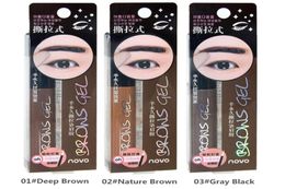 Oog wenkbrauw tattoo tint waterdichte longlasting schil van kleurstof wenkbrauw gel crème mascara make -up pen Korean cosmetica novo eye make -up1490076