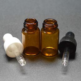 Pipet Aromatherapie Parfum Essentiële Olie Lege Dispenser Flessen Tool 3ML Amber Glas Vloeibare Reagens Pipet Drop Fles 6EKB