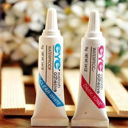 Pegamento para pestañas, adhesivo de maquillaje blanco y negro, adhesivos impermeables para pestañas postizas, pegamento blanco y negro disponible de la mejor calidad