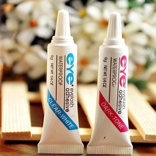 Eye Lash Glue Noir Blanc Maquillage Adhésif Étanche Faux Cils Adhésifs Colle Blanc Et Noir Disponible