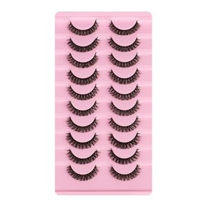 Eye Lashes DD Crul Naturel Longs Cils Boucles Russes Moelleux Faux Vison Kit D'extension De Cils Outils De Maquillage Vendeurs En Gros