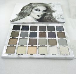 Palette d'ombre à paupières incinérée des yeux 24 couleurs fard à paupières miroitement mate nude beauté cinq étoiles cosmétiques en stock3392879