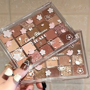 Glitter Cream Eyeshadow Palette - Waterproof Korean Makeup Eyeshadow Palette for Women - Shiny Eyes Cosmetic Tools