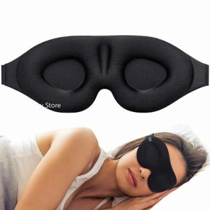 Masque pour les yeux pour Slee 3D Ctoured Cup Blindfold Ccave Masque de sommeil de nuit moulé Bloquer la lumière avec les femmes hommes k5Yb #