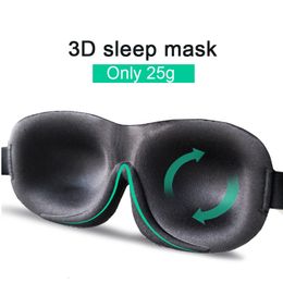 Eye Massager 3D Slaapmasker Totale verduistering Eyeshade Slaaphulpmiddel voor reisrust Blinddoek Slapen Oogmasker Eyepatch 25G Geen druk op gezicht 230718