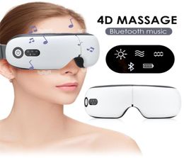 Eye Massager 4D Presión de aire Vibration Instrument Fatiga Alivia Compress Bluetooth Music Gafas de masaje inteligente 2101087078820