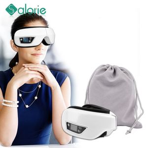 Eye Massager 4D Smart Airbag Vibration Care Instrument Chauffage Bluetooth Musique Soulage Fatigue Dark Circles Compress 221208