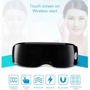 Masseur oculaire 6D Airbag intelligent Instrument de soins de vibration compresser Bluetooth lunettes de Massage poche de Fatigue rides vgrtf 231023