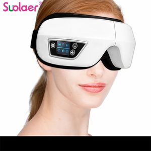 Eye Massager 6D Smart Airbag Vibration Care Instrumen Chauffage Bluetooth Music Soulage la fatigue et les cernes avec la chaleur 220909