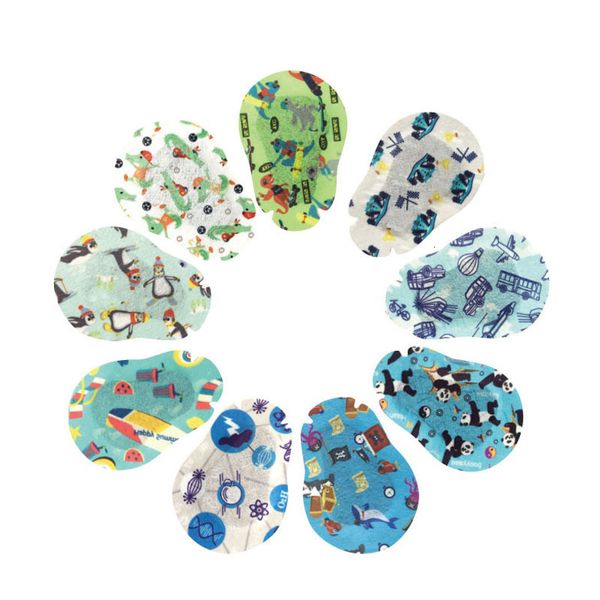 Eye Massager 90Pcs Enfants Amblyopie Cache-Oeil Bébé Dessin Animé Animal Fleurs Couverture Unique Eye Shield Masque Strabisme Correction Formation 230602