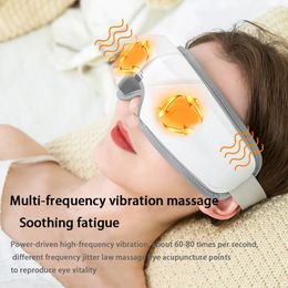 Oogmassager Bluetooth -muziek oplaadbare kompres Massageglazen 4D Smart airbag Vibratiezorginstrument Masker 221208