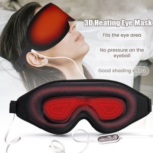 Masseur pour les yeux Chauffage électrique pour les yeux Masque pour les yeux Soulagement des cernes Améliorer la compression du sommeil Relax Relife Douleur pour les masques de sommeil 230718