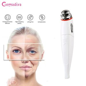 Masseur pour les yeux électrique Vibration du visage Anti-âge rides retrait des cernes Portable soins de beauté stylo Massage 231219