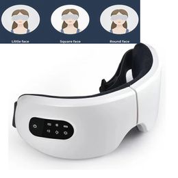 Eye Massager Elektrisch intelligent oogmassageapparaat 4D Bluetooth oogzorginstrument verwarming vibratiemassage muziek om oogvermoeidheid te verlichten slaapmasker 230802