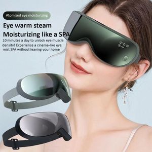 Masseur pour les yeux Masseur pour les yeux à impulsion électrique Chauffage à la vapeur Appareil de massage pour les yeux Compresse Soins des yeux Lunettes Vibration EMS Acupoint Fatigué Oeil sec 231211