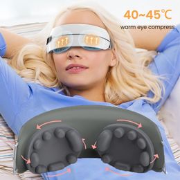 Masseur pour les yeux électrique intelligent vibrateur instrument de soin compresser la musique détendre masque de sommeil soulager la fatigue poche rides 231023