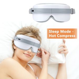Masseur oculaire électrique intelligent avec Vibration thermique pour soulager la Fatigue, lecteur de musique sans fil, Mode sommeil compressé 230920