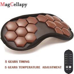 Oogmassager Oogmasker Toermaline Eye Massager Elektrische Jade Stone Massage Heat Therapy Germanium Infrarood Relaxatie Gezondheidszorg Gift 230310