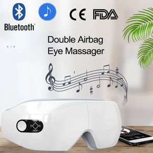 Eye Masseur Masseur pour les yeux 6D Double airbag Forte vibration Massage Bluetooth Musique Compress Acupoint Massage Soulager la fatigue oculaire de l'enfant 231013