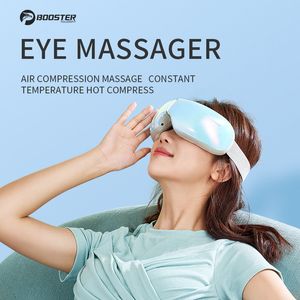 Masseur oculaire Masseur oculaire avec compression thermique Bluetooth Music Massager pour se détendre et réduire la fatigue oculaire Améliorer le sommeil 230602