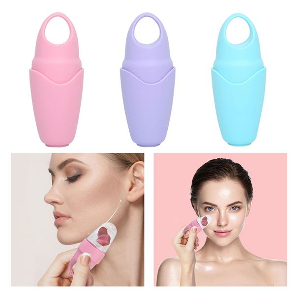 Masseur pour les yeux rouleau à glace soin du visage outil de levage sac pour les yeux Massage bricolage plateau à glaçons moule en silicone maquillage masseurs de beauté