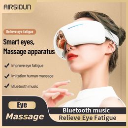 Eye Massager Intelligent Pliant Bluetooth Compress Protector Rechargeable Air Pressure 230329