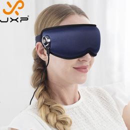 Massorgente de ojos JXP 3D Massorista de ojos con vibración de máscara para dormir de vibración de calor compresa de airbag inteligente Ojos eléctricos Máquina de fatiga de masaje 230211