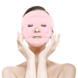 Masajeador de ojos Máscara de gel de hielo magnético Anti envejecimiento Eliminación de arrugas Relajación Compresa Enfriamiento en frío Belleza Estiramiento facial Herramienta para el cuidado de la piel 231023