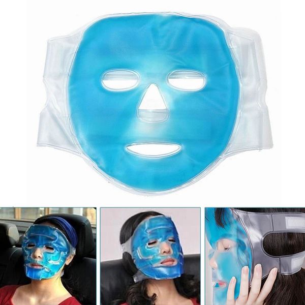 Masseur pour les yeux outil de soins de la peau raffermissant Spa glace Pack refroidissement Pvc masque de sommeil visage soulager la Fatigue Anti-rides Gel 231211